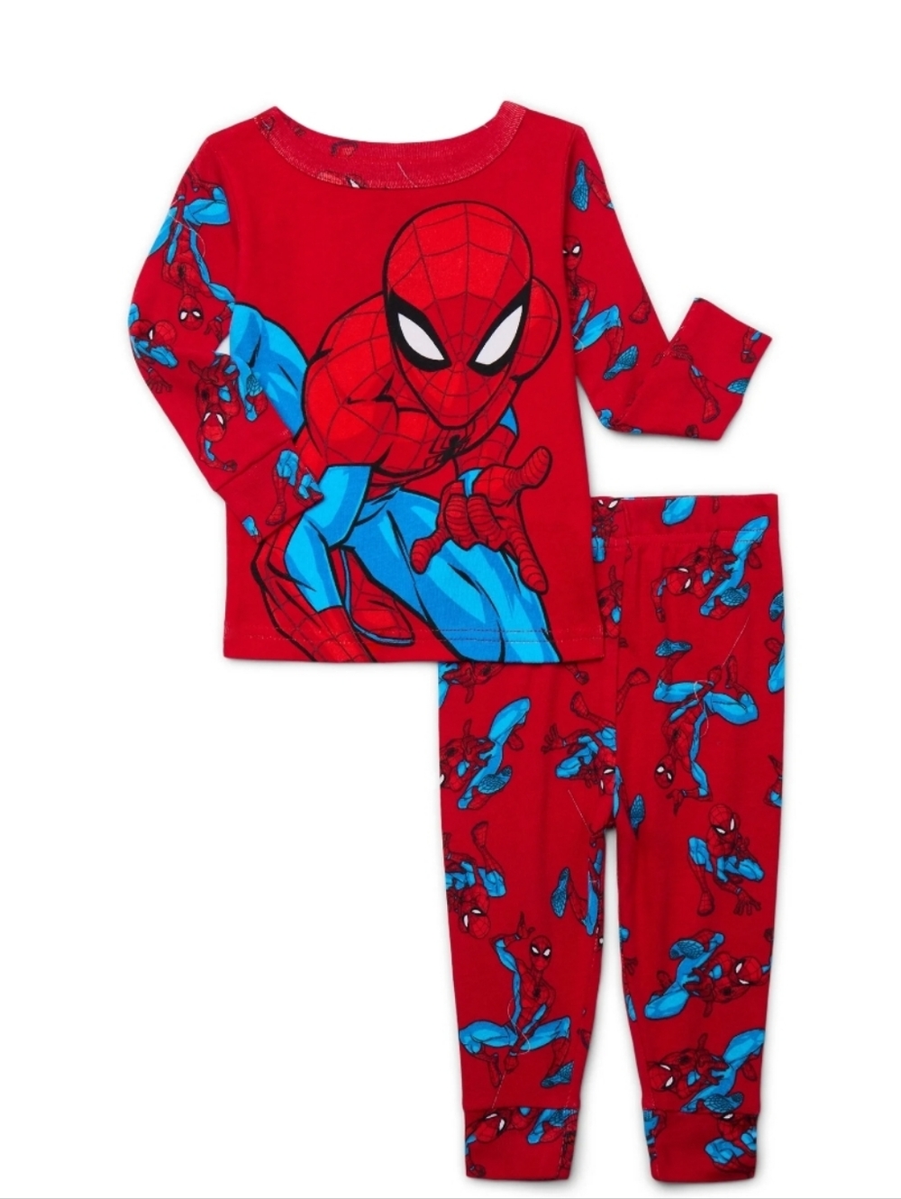 Marvel Spider-Man Boys' 2-Piece Long Sleeve Pajama Set Size 3T